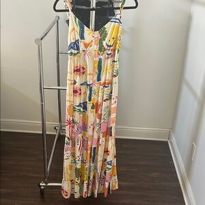Colorful Printed Maxi Dress